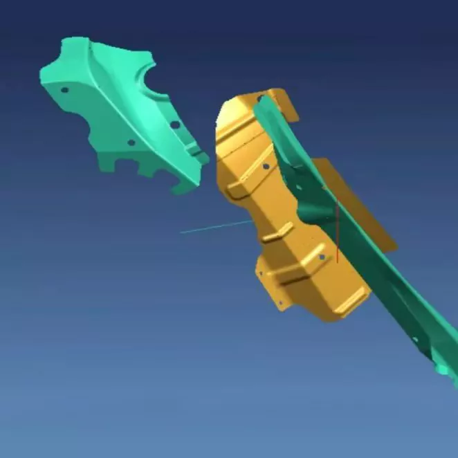 Automotif Tetulang Kecil Plat Tetulang Mati