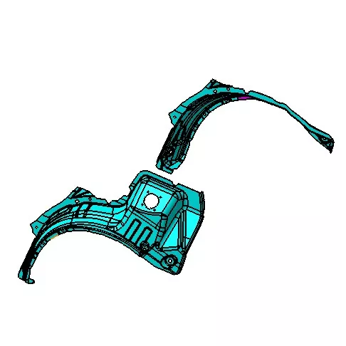 Acuan Suntikan Penutup Roda Gerbang Roda Automotif